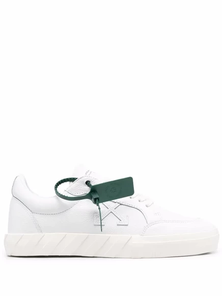 Мужские низкие кеды Off-White Vulcanized, белые