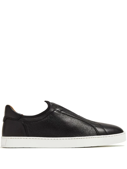 Мужские слипоны Magnanni Leve кожаные, черные