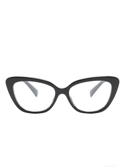 Женские очки Miu Miu Eyewear кошачий глаз, черные