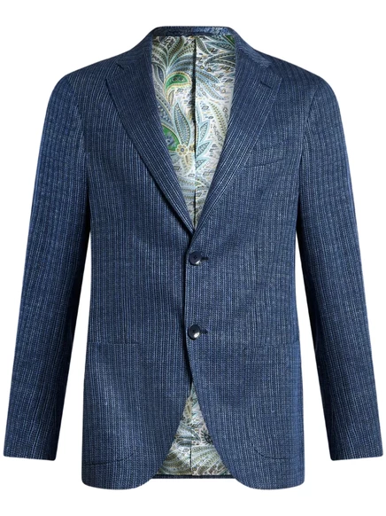 Блейзер из джерси ETRO  blue