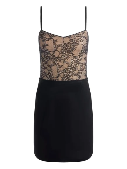 Женское мини-платье Alice & Olivia Carla с корсетом, черное