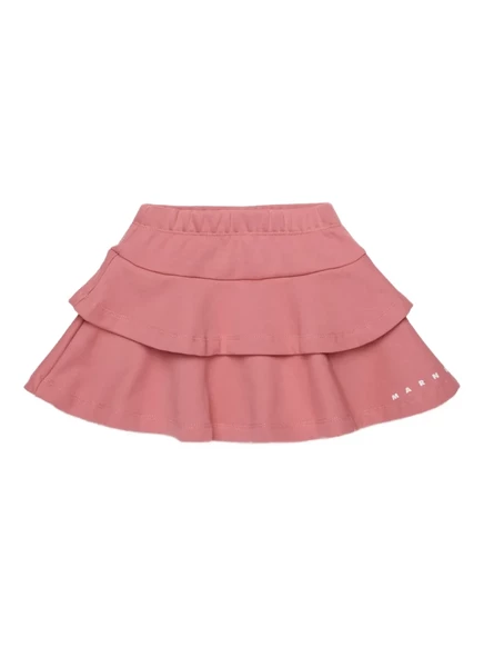 Юбка с логотипом Marni Kids  pink