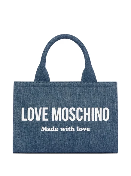 Сумка-тоут Love Moschino с логотипом на каждой детали