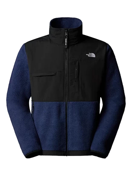 Мужская флисовая куртка The North Face на молнии, синяя