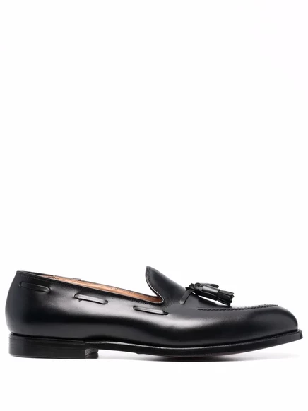Мужские лоферы Crockett & Jones кожаные, черные