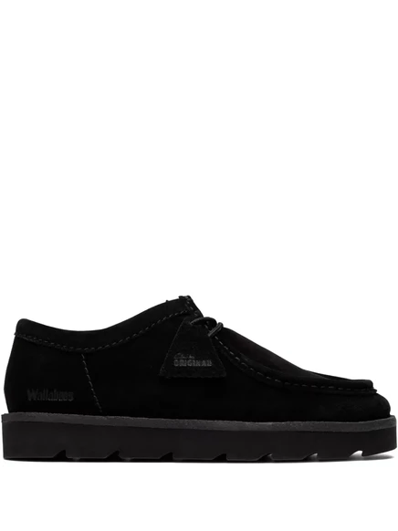 Мужские ботинки Clarks Originals Meare Walla замшевые на шнуровке, черные
