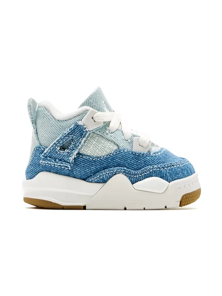 Кроссовки для малышей Jordan Kids Air Jordan 4 Denim Worn Blue, голубые