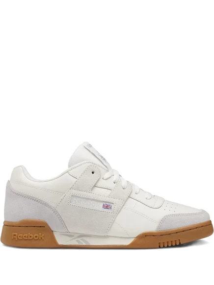 Мужские кроссовки Reebok Workout Plus замшевые, белые