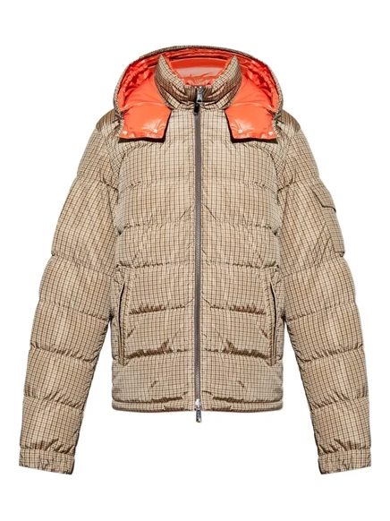 Двусторонняя стеганая куртка Moncler Jonage с подкладкой brown