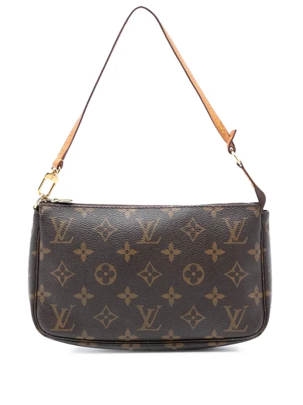 Сумка через плечо Louis Vuitton, бывшая в употреблении в 2001 году, с монограммой Pochette Accessoires