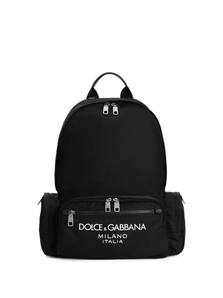 Мужской рюкзак Dolce & Gabbana с логотипом, черный