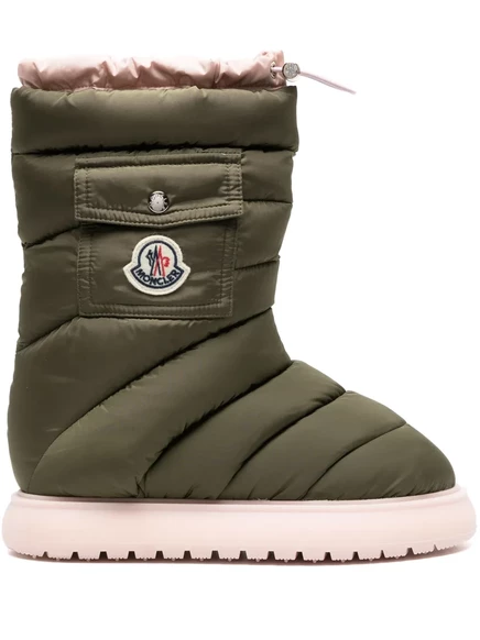 Зимние ботинки Moncler Gaia Pocket с мягкой подкладкой green