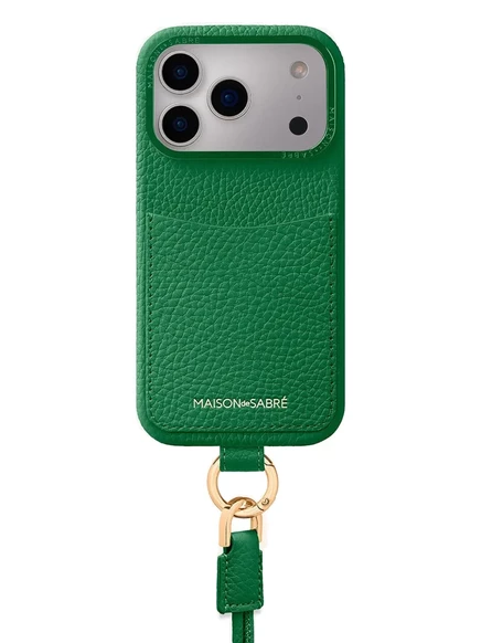 Чехол MAISON de SABRÉ The Sling для iPhone 17 Pro, зеленый
