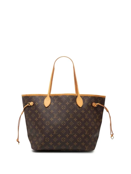 Женская сумка Louis Vuitton Pre-Owned Neverfull MM, коричневая