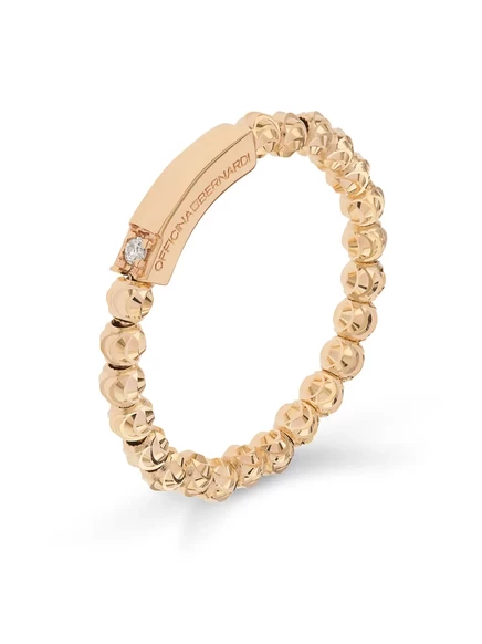 Женское кольцо Officina Bernardi Moon 18K желтое золото с бриллиантом