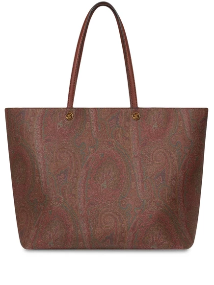 Сумка-тоут ETRO maxi Etro essential brown