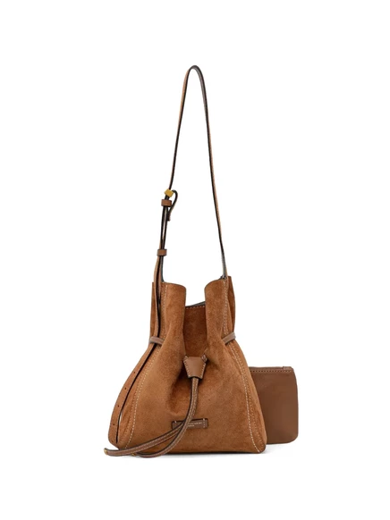 Женская сумка-бакет Gianni Chiarini Sienna, коричневая