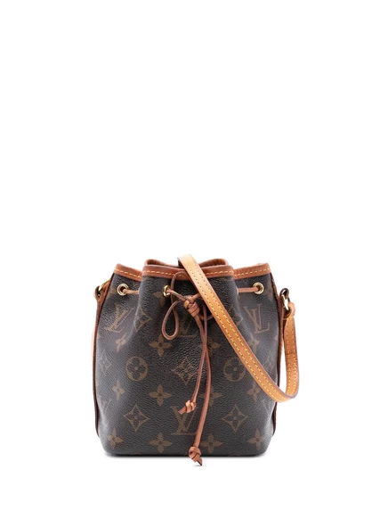 Женская сумка Louis Vuitton Pre-Owned Nano Noe, коричневая