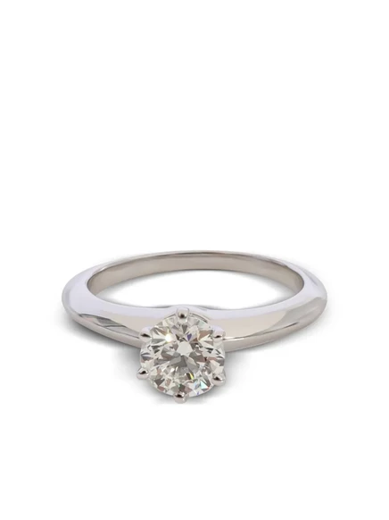 Кольцо Tiffany & Co. с бриллиантом 0,88 карат, платина