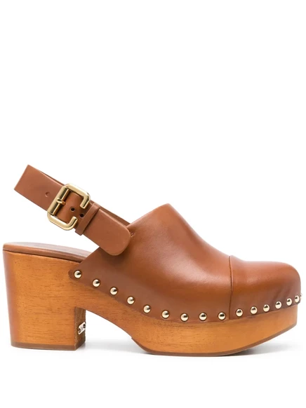 Женские сабо Chloé Jeanette, коричневые