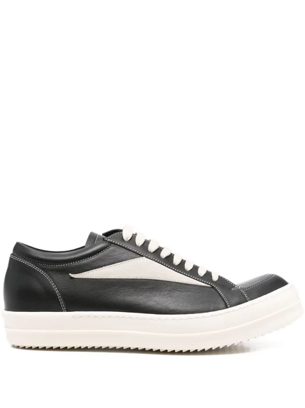 Мужские кожаные кроссовки Rick Owens, черные