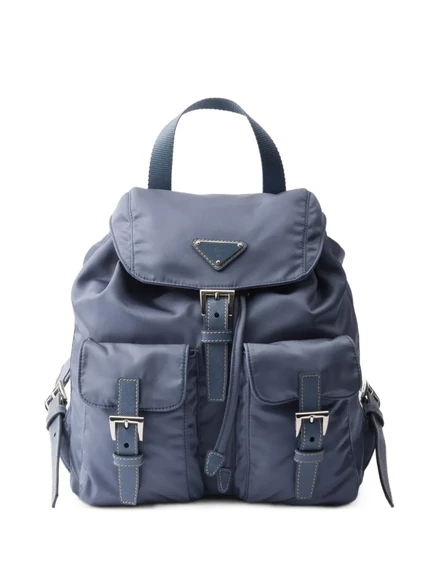Женский рюкзак Prada Re-Nylon маленький, синий