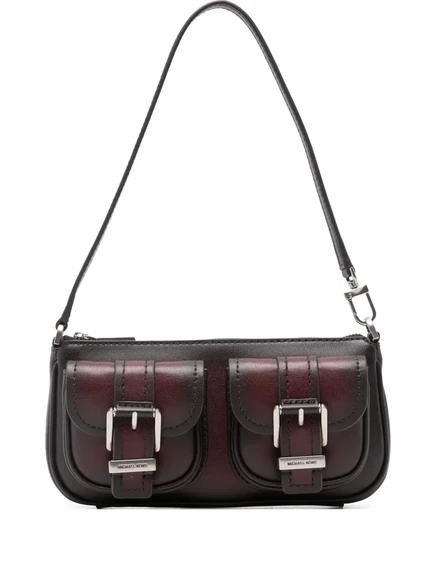 Сумка через плечо с клапаном и пряжкой Michael Kors red