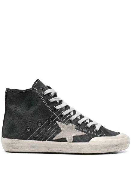 Женские кеды Golden Goose Francy Penstar Classic высокие, черные