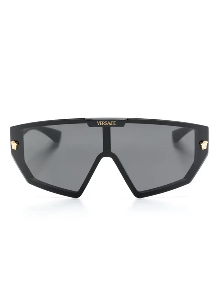 Унисекс солнцезащитные очки Versace Eyewear Medusa Horizon, черные