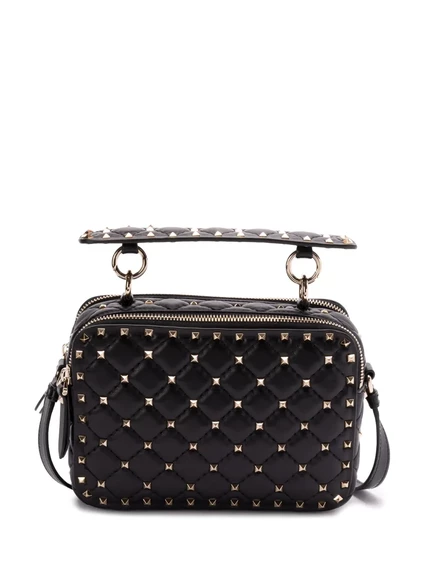 Сумка через плечо Valentino Rockstud Spike, черная