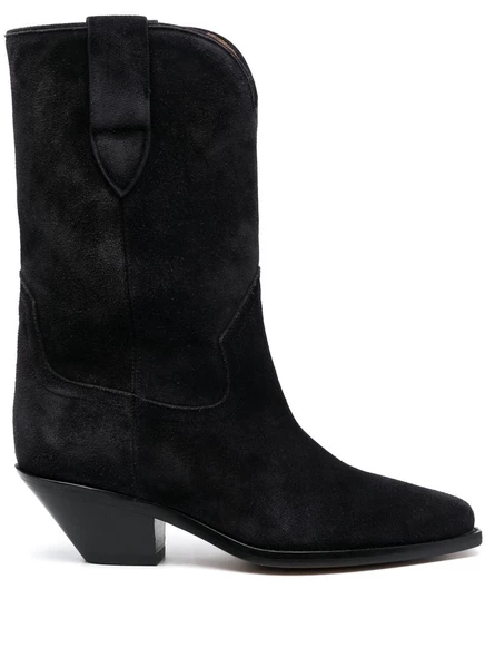 Замшевые сапоги ISABEL MARANT Dahope black