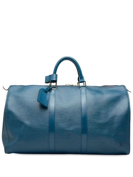 Дорожная сумка Louis Vuitton Keepall 50 Pre-Owned, синяя