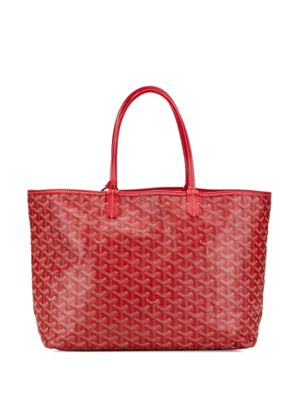 Сумка-тотализатор Goyardine Saint Louis PM, бывшая в употреблении в 2012 году red