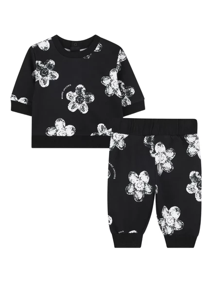 Детский костюм Marc Jacobs Kids цветочный, черный