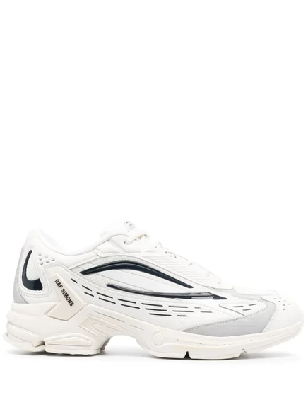 Кроссовки Raf Simons на шнуровке с несколькими вставками white