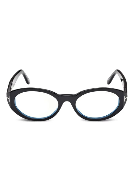 Очки в овальной оправе TOM FORD Eyewear black