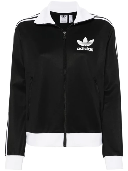 Женская толстовка Adidas Beckenbauer на молнии, черная