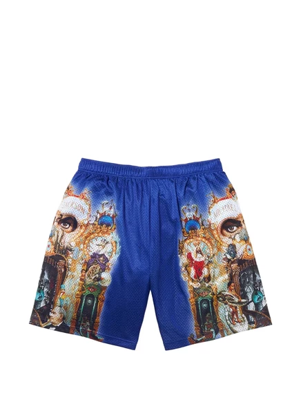 Мужские шорты Supreme x Michael Jackson Dangerous, синие
