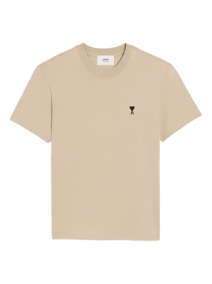 Футболка AMI Paris Ami de Coeur neutrals