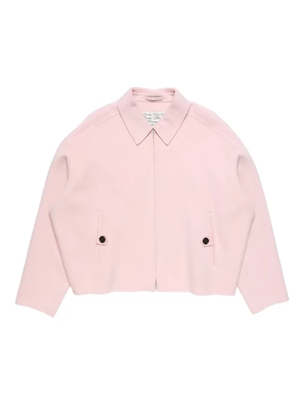 Куртка-рубашка Acne Studios на молнии pink