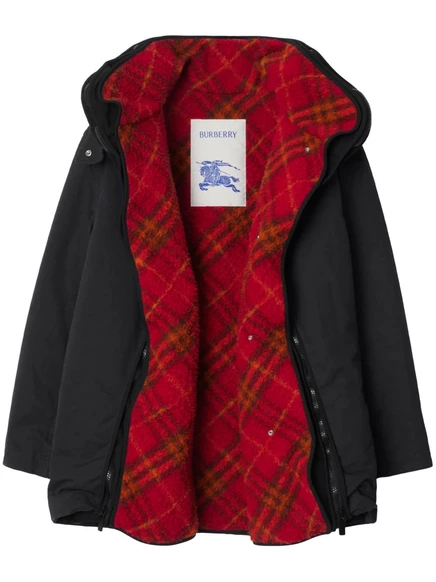 Женская парка Burberry со съемным утеплителем, черная
