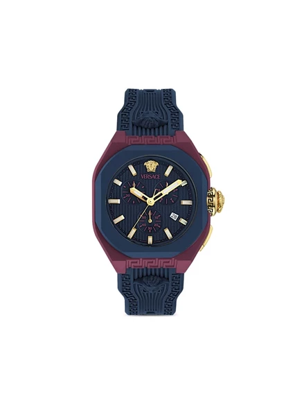 Мужские часы Versace V-Legend 44 мм керамические, синие