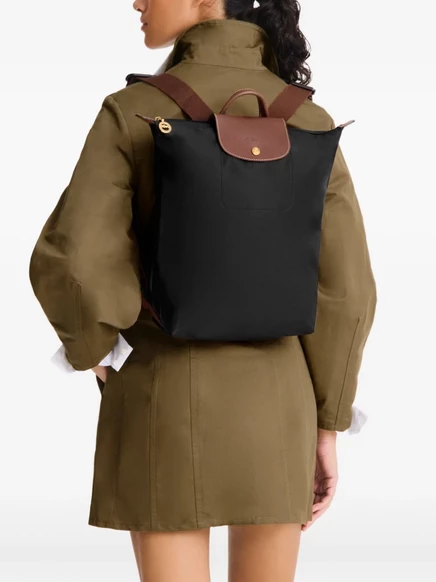 Женский рюкзак Longchamp Le Pliage M, черный
