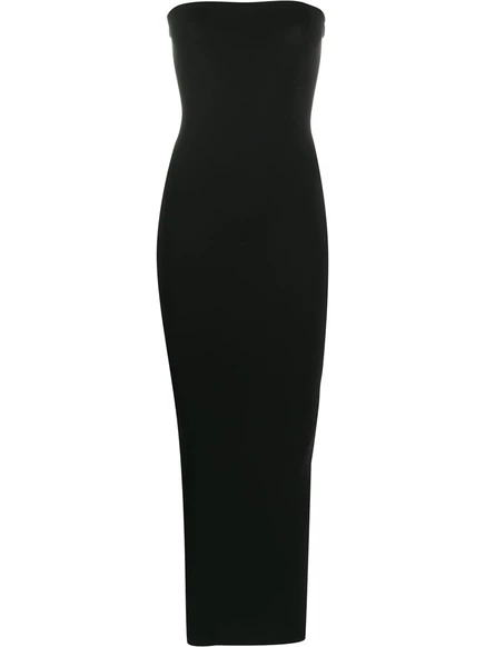 Женское платье Wolford макси без бретелей, чёрное