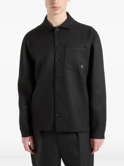 Верхняя рубашка Manière De Voir Valentin, сшитая на заказ black