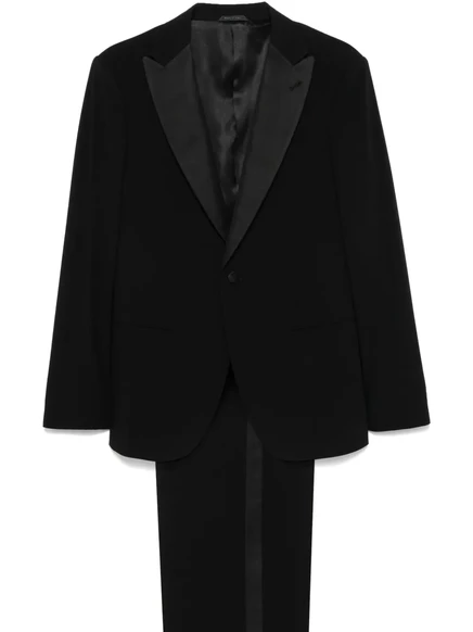 Однобортный костюм от Джорджио Армани black