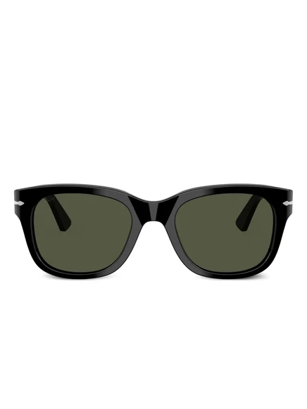 Солнцезащитные очки Persol квадратная оправа, черные