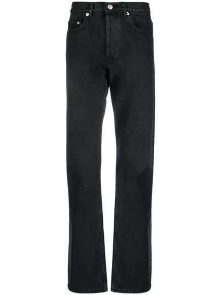 Унисекс джинсы A.P.C. New Standard прямые, черные