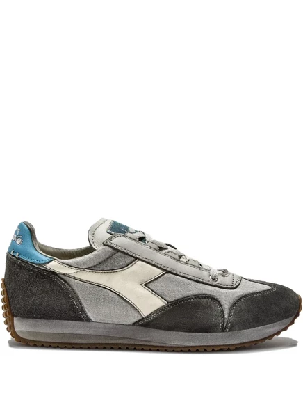 Кроссовки Diadora Equipe на шнуровке со вставками grey