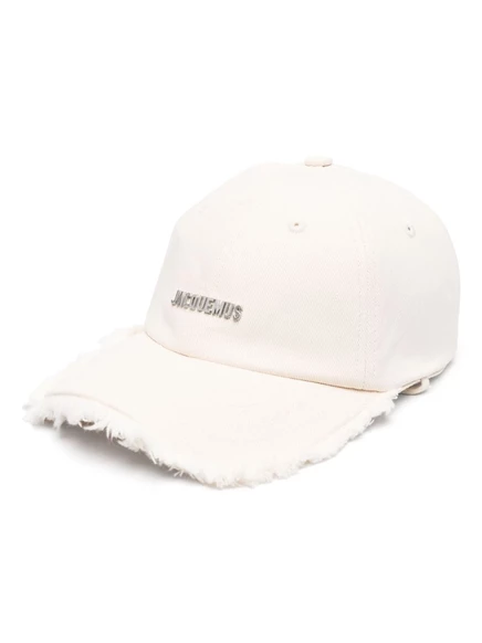 Унисекс бейсболка Jacquemus The Artichaut слоновая кость